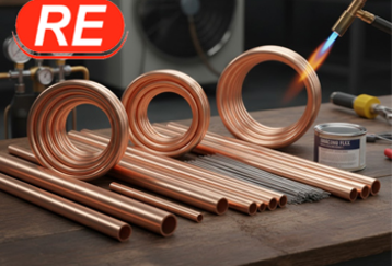 Rishabh Enterprises  Copper Tubes, Coils  Brazing Consumables