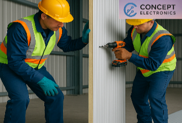 Contractors for Puf Panel Installation Concept Electronics