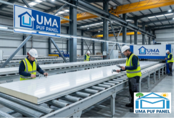 Professional PUF PIR Wall  Roof Insulated Panels by UMA PUF PANEL