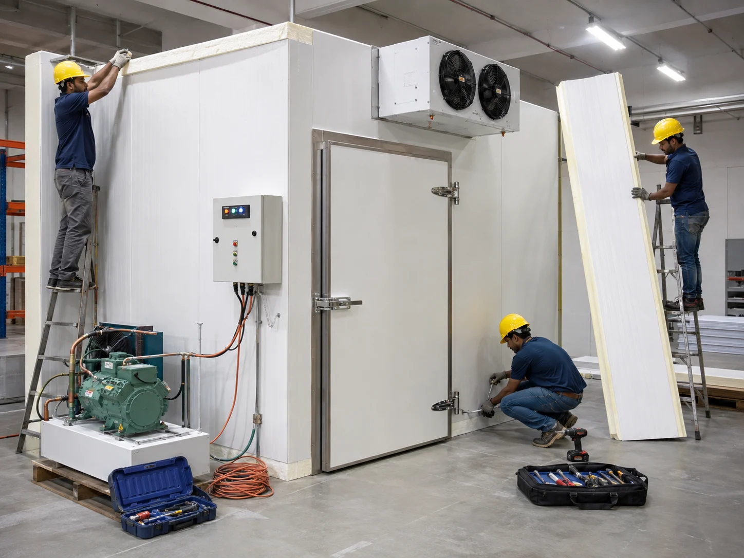Professional cold room installation in Kolkata