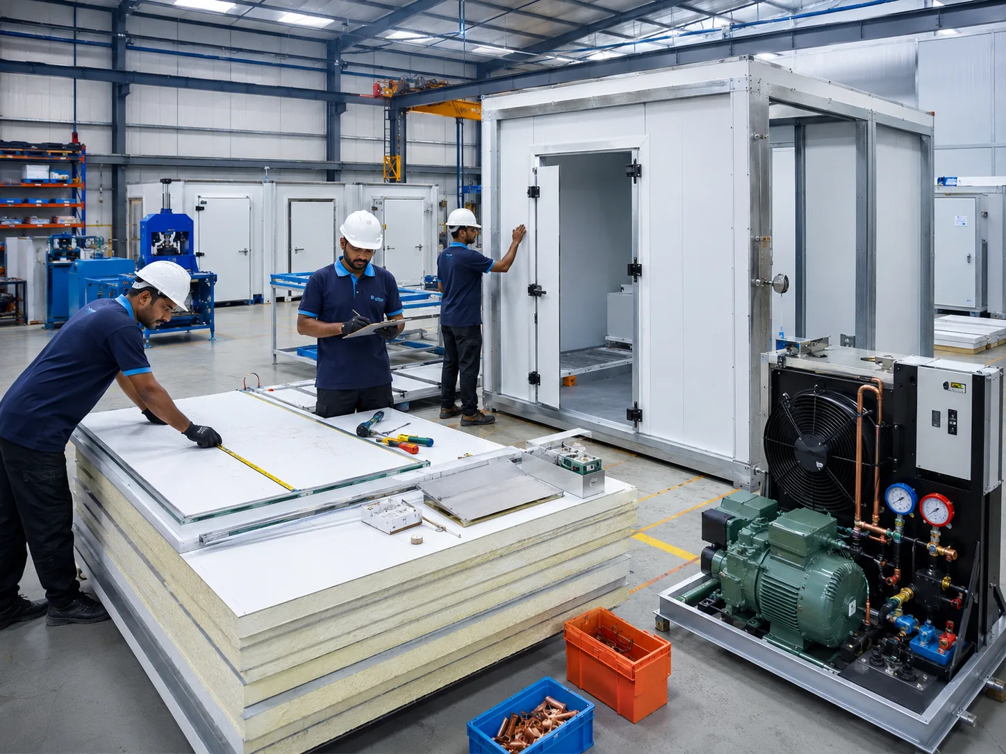 Cold room manufacturing and fabrication setup in Kolkata