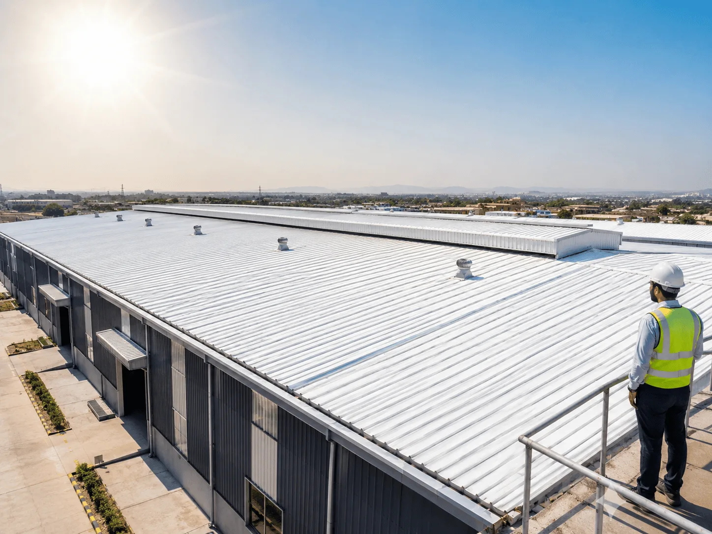 Heat resistant insulated roof sheet designed for hot Indian weather conditions
