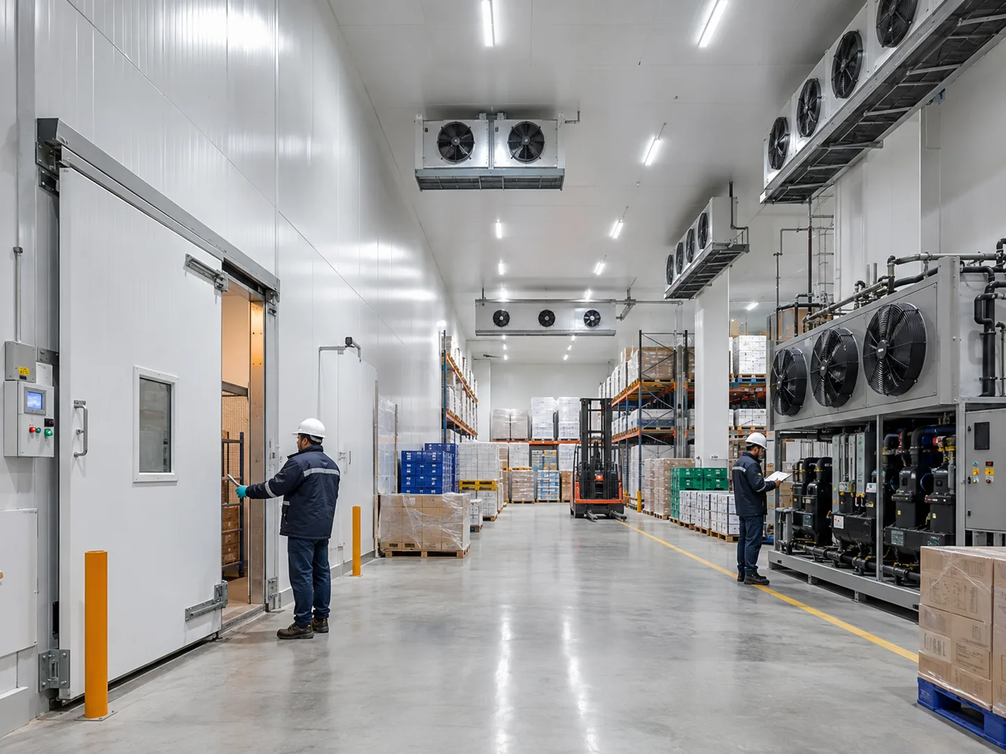 Industrial cold room and high-capacity refrigeration facility in Kolkata
