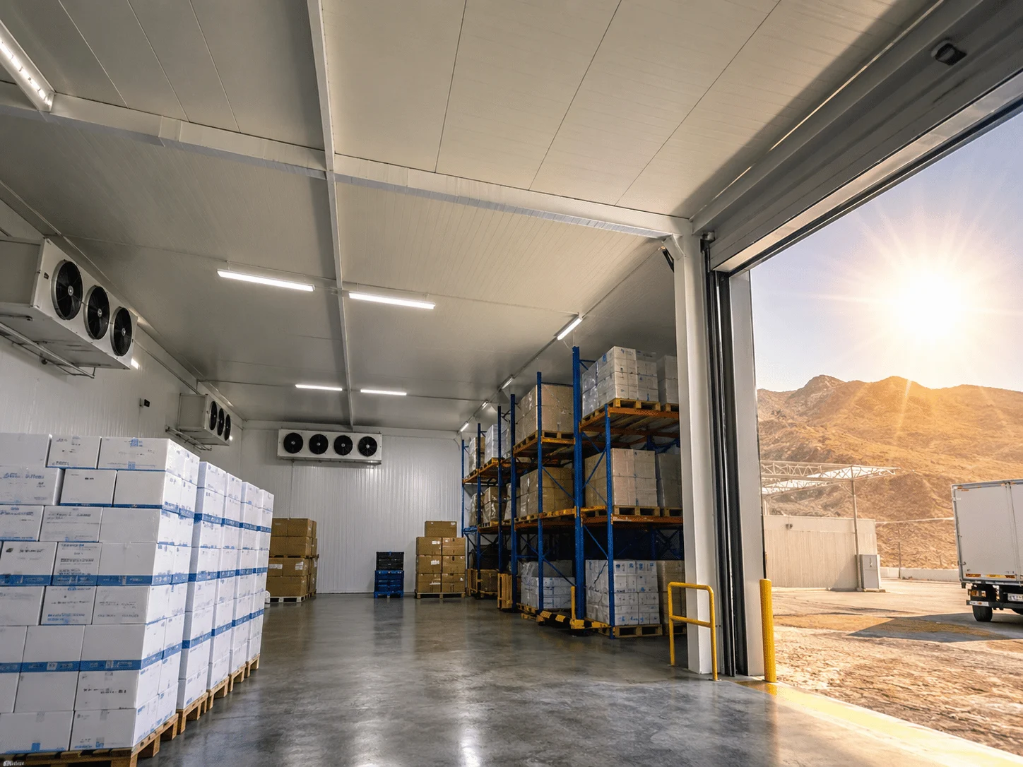 PUF insulated roofing helping improve indoor temperature control and reduce heat transfer