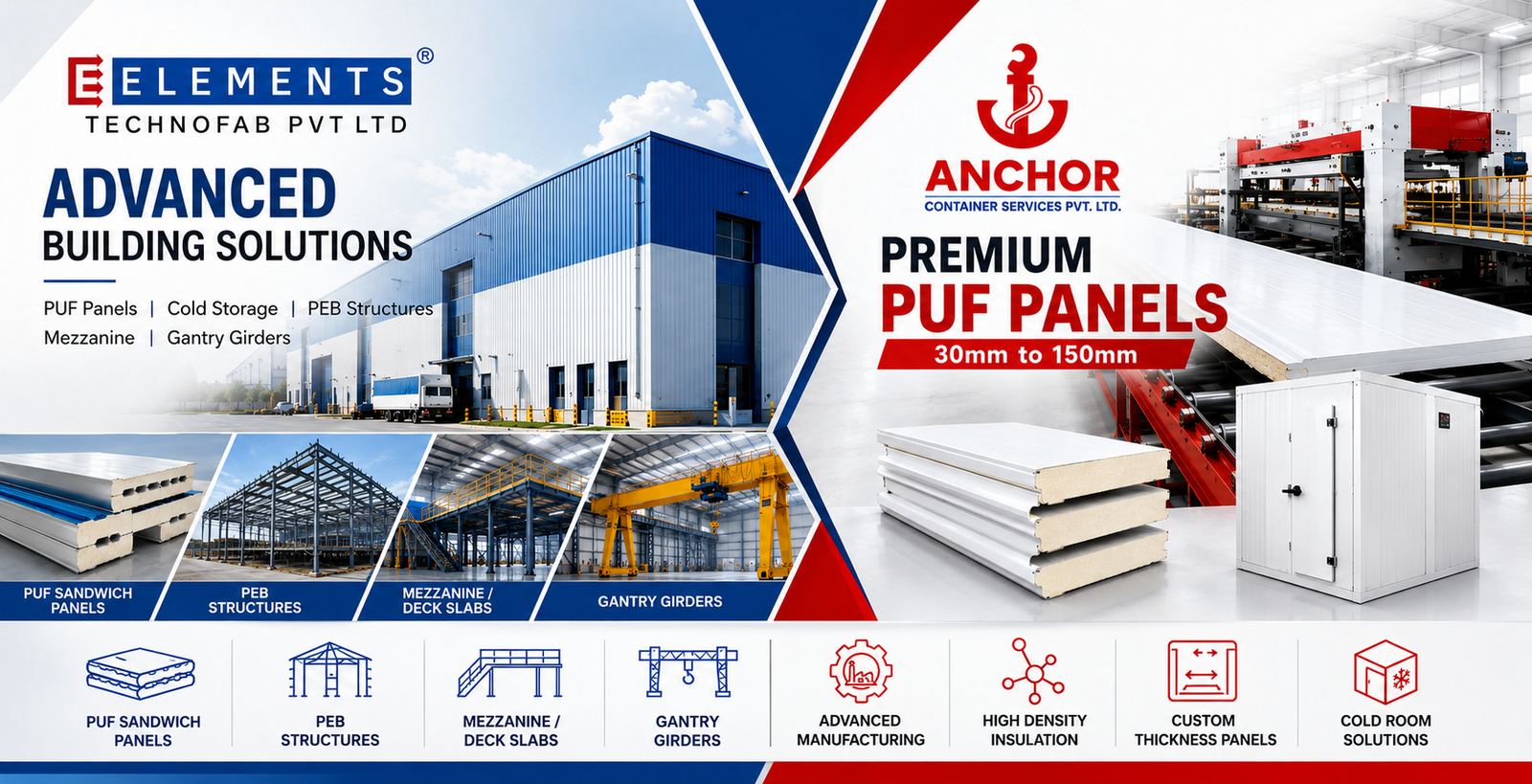 Premium PUF Panels, Cold Storage & Advanced Building Solutions